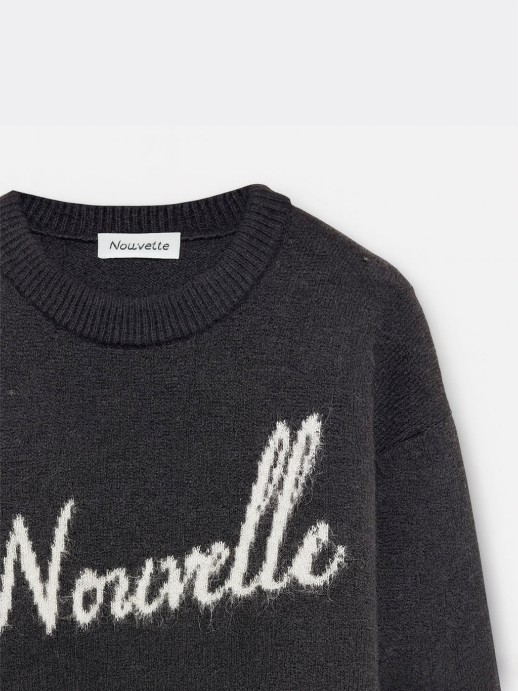 Black Mohair Knitwear