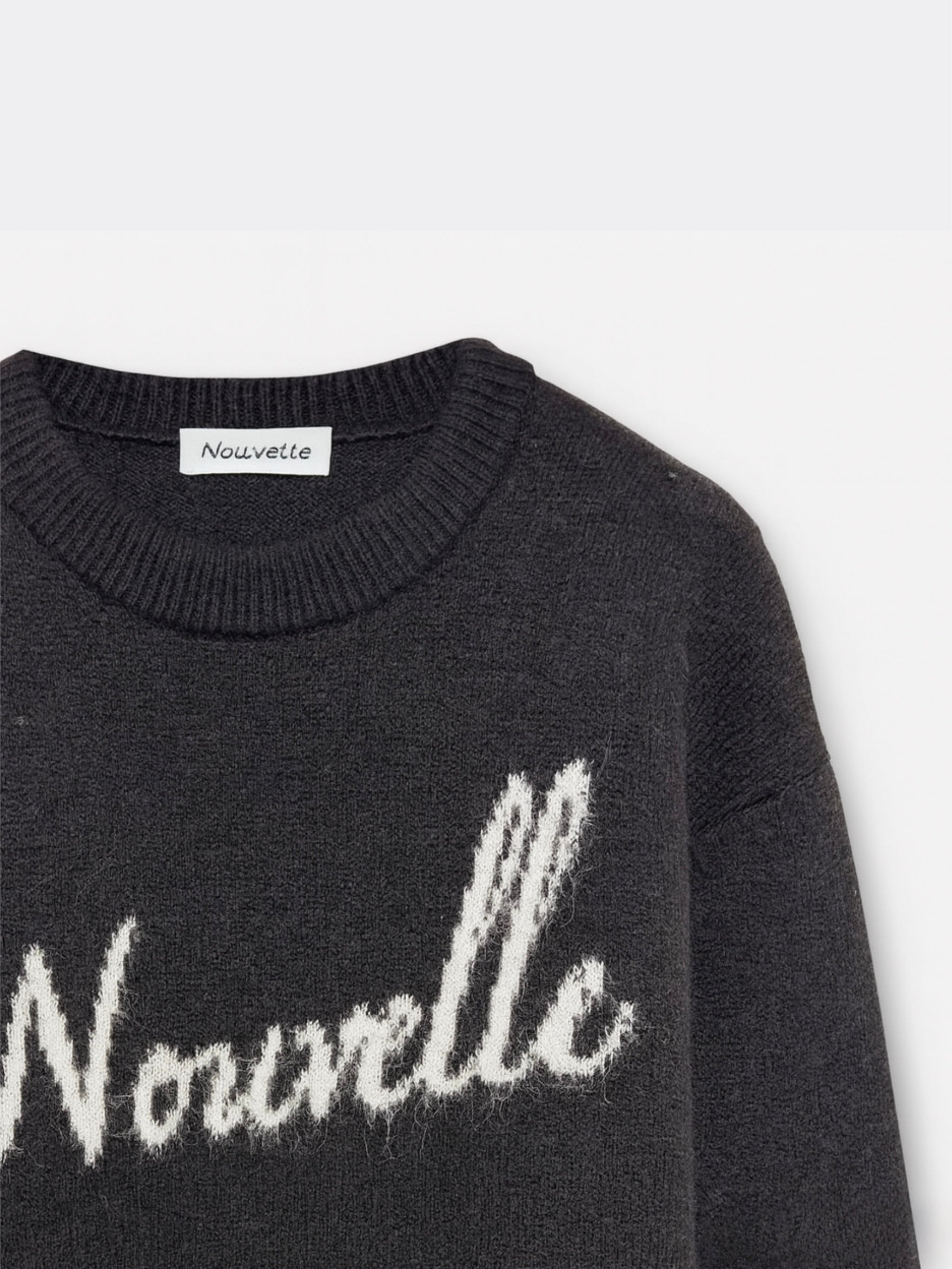 Black Mohair Knitwear