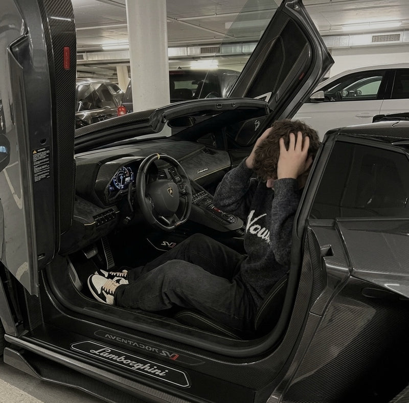 Black Mohair Knitwear