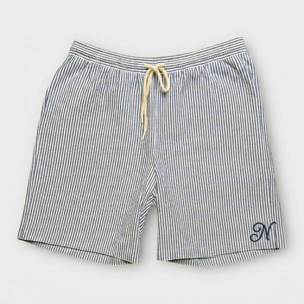 Seersucker Heritage Swim Shorts