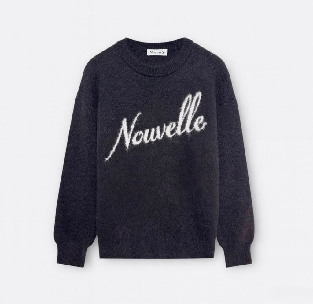 Black Mohair Knitwear