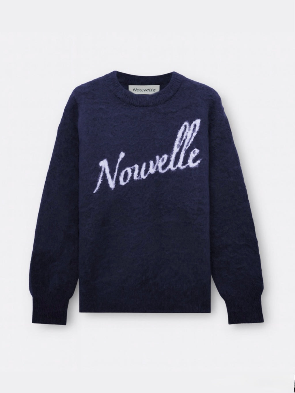Navy Mohair Knitwear